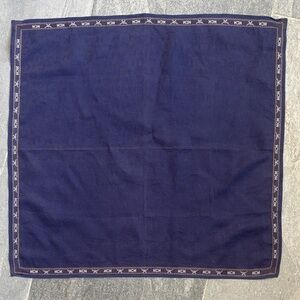 MCM Deep Blue Square Scarf